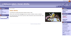 Desktop Screenshot of domacidilnicka.shop-city.cz
